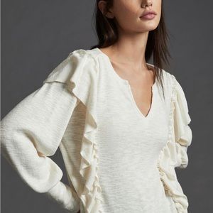 Pilco cozy popover top Anthropologie